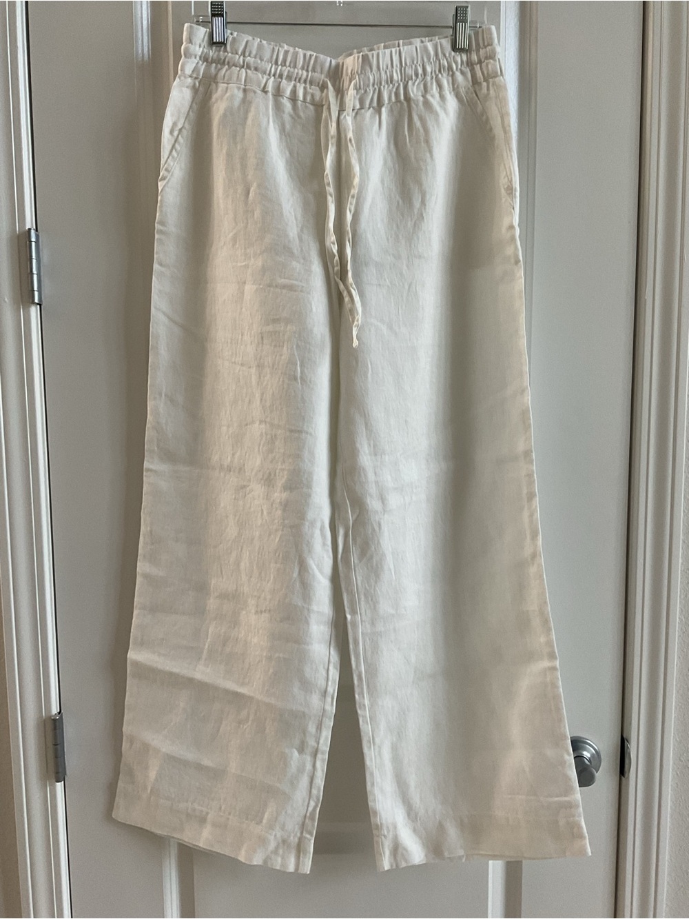 Women’s Tommy Bahama Casual Drawstring Linen Pants - White